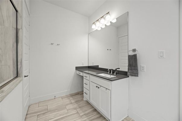Bathroom, Interior, Wood Texture Flooring