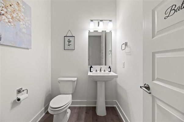 Bathroom, Interior, Wood Texture Flooring