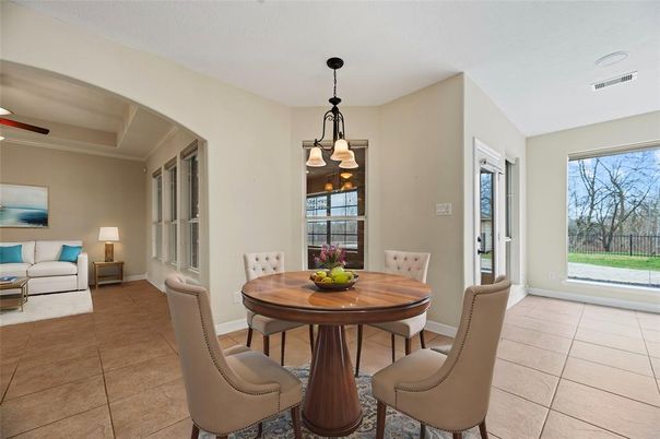 Dining room, Interior, Pendant Lights