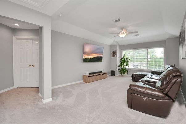 Home Theatre Room, Interior, Recessed Lighting