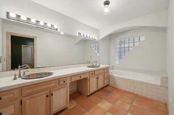 Bathroom, Dual Sink Vanities, Interior, Tile Countertops