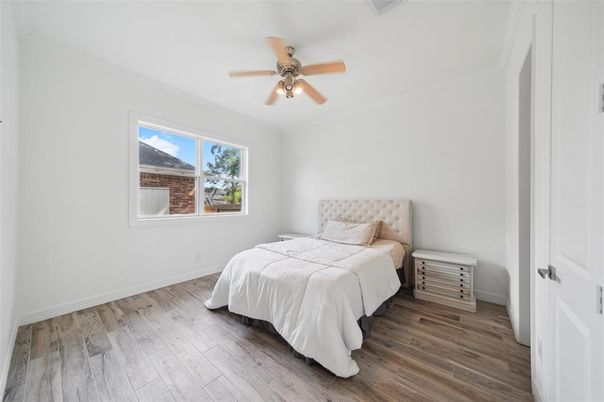 Bedroom, Interior, Wood Texture Flooring