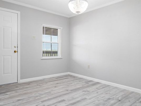 Chandelier, Empty room, Interior, Wood Texture Flooring