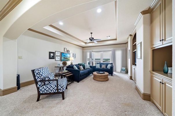 Interior, Living room, Recessed Lighting