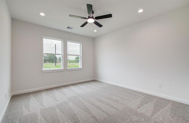 Empty room, Interior, Recessed Lighting