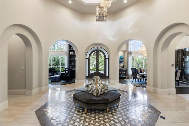 Chandelier, Interior, Recessed Lighting