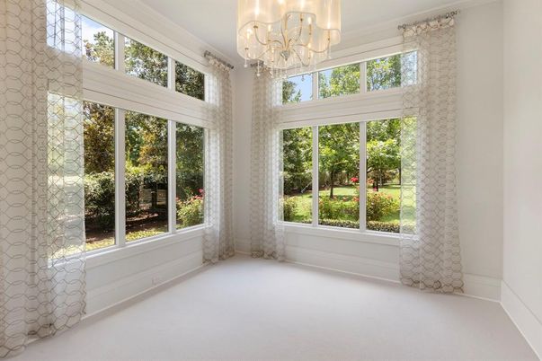 Chandelier, Empty room, Interior