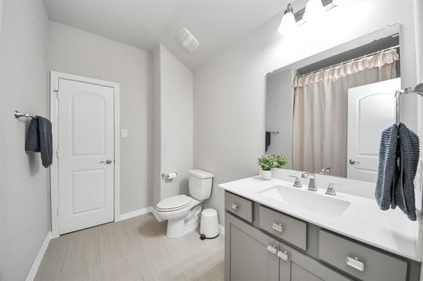 Bathroom, Interior, Wood Texture Flooring