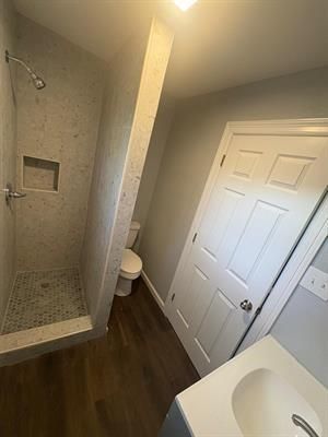 Bathroom, Interior, Wood Texture Flooring