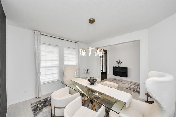 Dining room, Interior, Pendant Lights