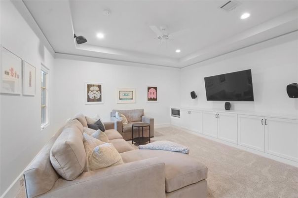 Interior, Living room, Recessed Lighting