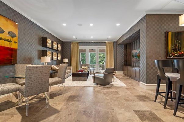 Dining room, Interior, Living room, Recessed Lighting
