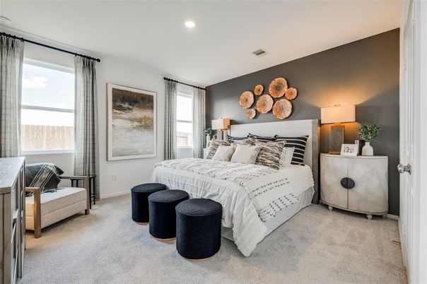 Bedroom, Interior, Recessed Lighting