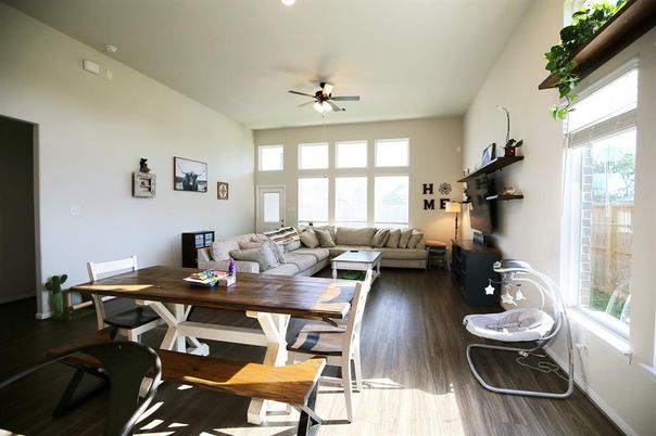 Dining room, Interior, Living room, Wood Texture Flooring