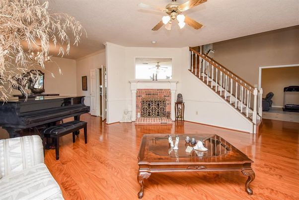 Fireplace, Interior, Piano, Wood Texture Flooring