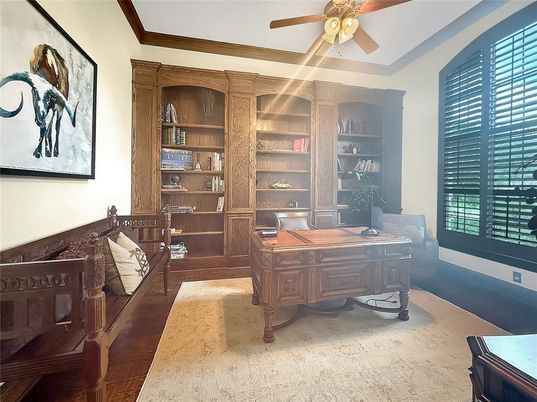 Home Office, Interior, Wood Texture Flooring