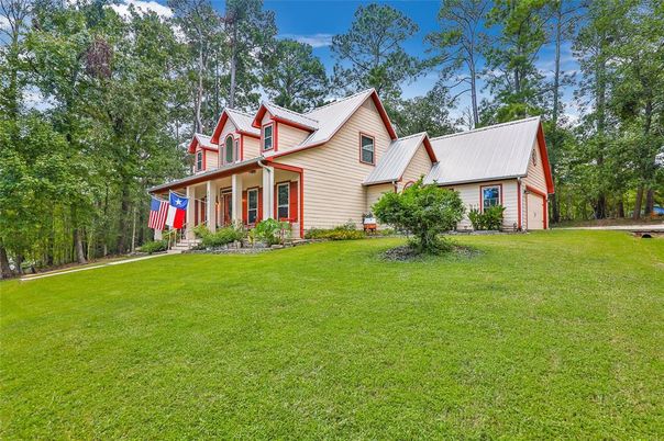 Attached, Backyard, Exterior, Facade, Farmhouse