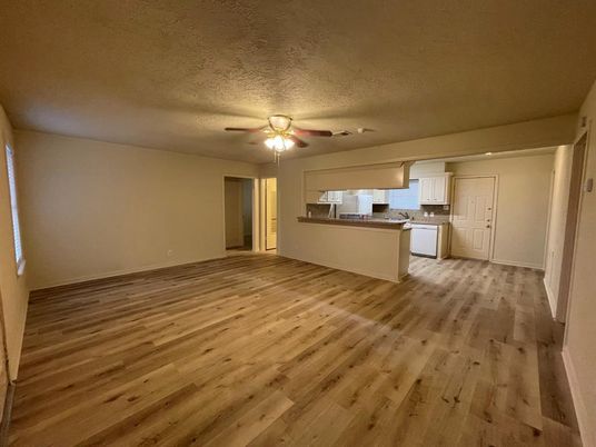 Empty room, Interior, Kitchen, Wood Texture Flooring