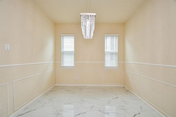 Chandelier, Empty room, Interior, Marble