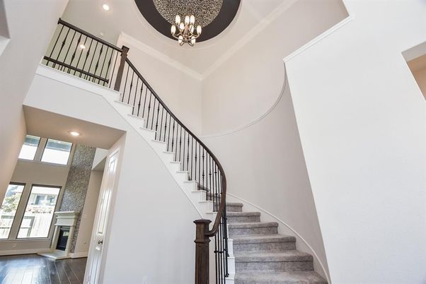 Chandelier, Interior, Recessed Lighting, Wood Texture Flooring
