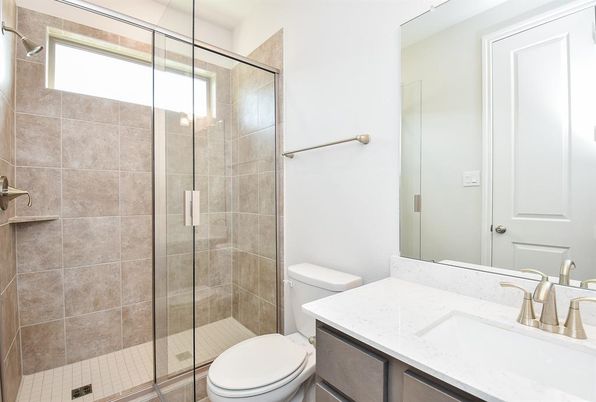 Bathroom, Glass Shower, Interior
