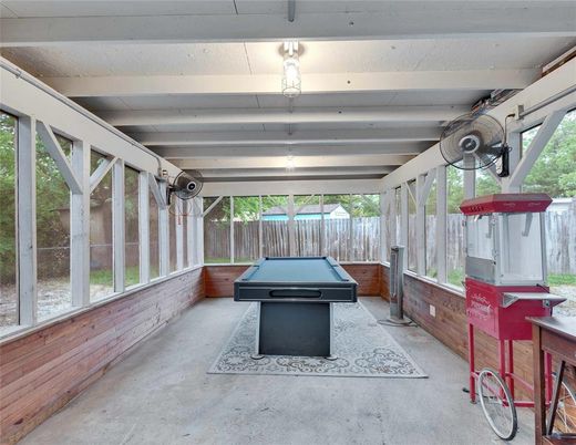 Billiard Table, Game Room, Interior, Wooden Beams
