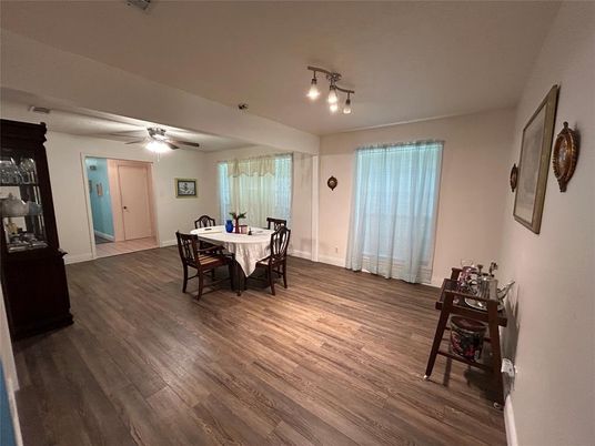 Dining room, Interior, Wood Texture Flooring