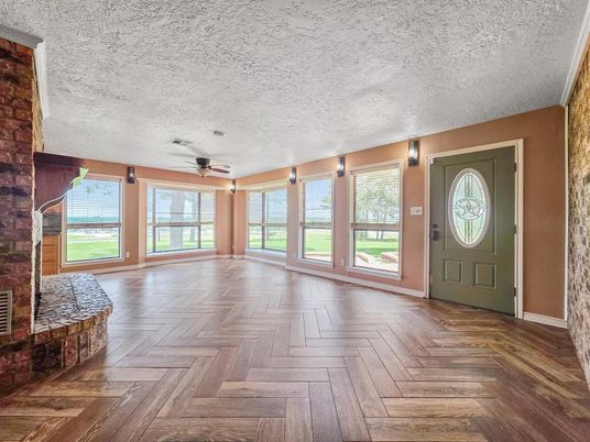 Empty room, Interior, Wood Texture Flooring