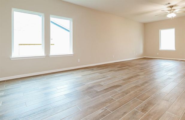 Empty room, Interior, Wood Texture Flooring
