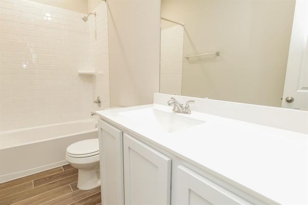 Bathroom, Interior, Wood Texture Flooring