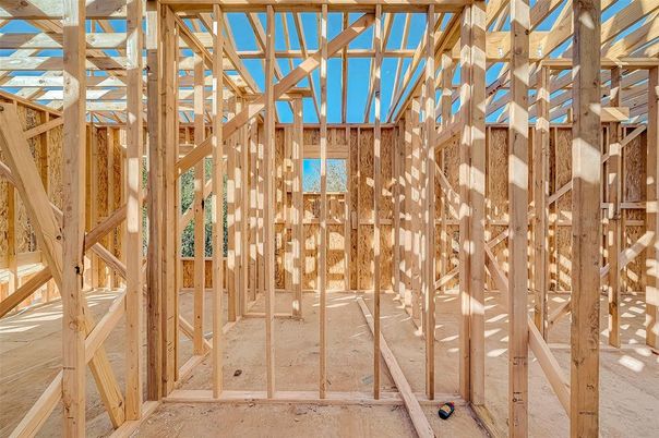 Empty room, Interior, Wooden Beams