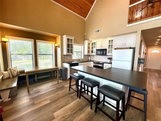 Interior, Kitchen, Wood Texture Flooring