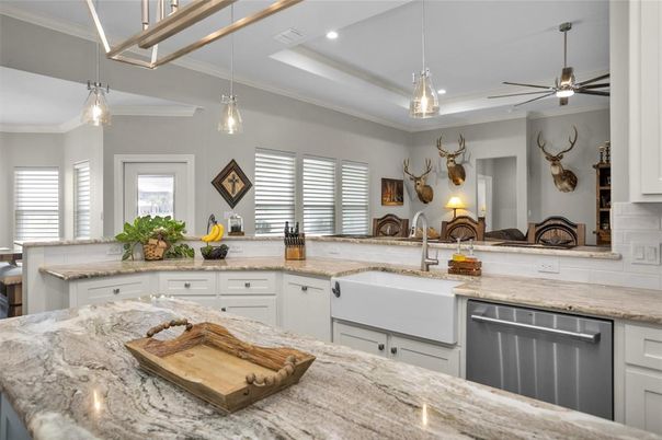 Interior, Kitchen, Pendant Lights, Recessed Lighting