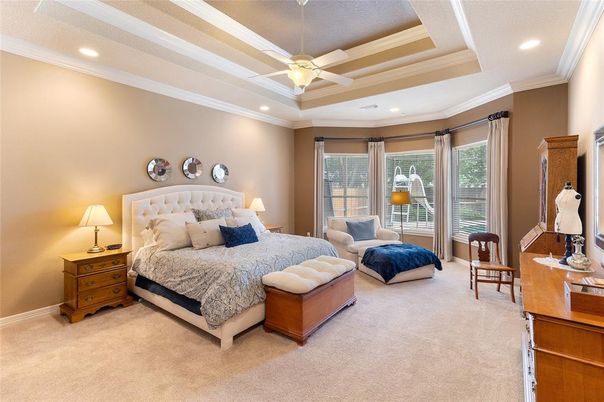 Bedroom, Interior, Recessed Lighting