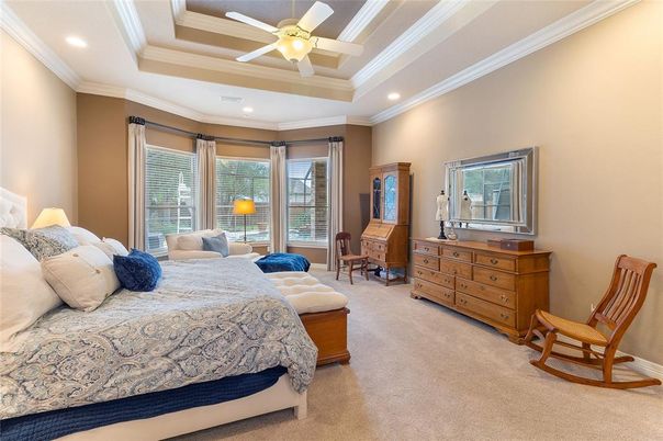 Bedroom, Interior, Recessed Lighting