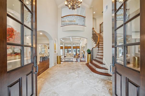 Chandelier, Interior, Recessed Lighting