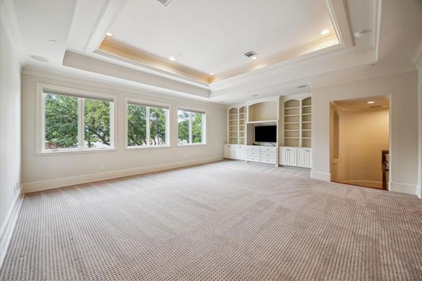 Empty room, Interior, Recessed Lighting