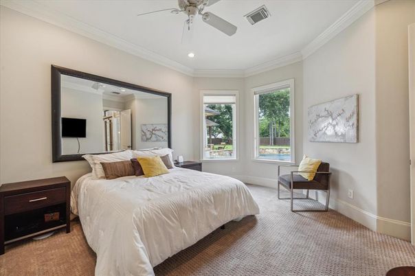 Bedroom, Interior, Recessed Lighting