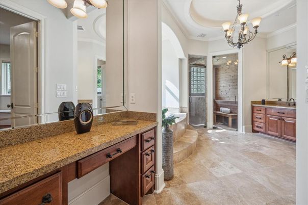 Bathroom, Chandelier, Dual Sink Vanities, Interior