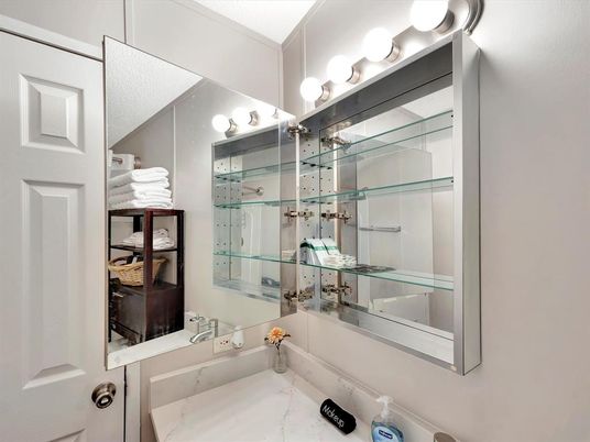 Bathroom, Glass Shower, Interior