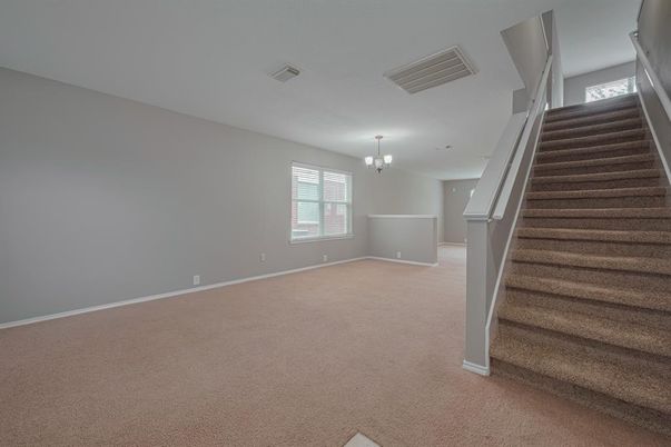 Chandelier, Empty room, Interior, Recessed Lighting