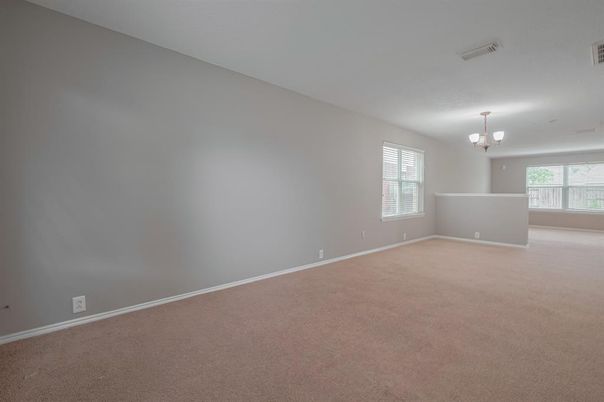 Chandelier, Empty room, Interior