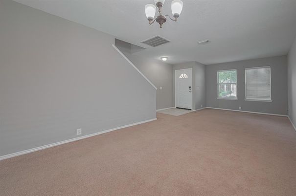 Chandelier, Empty room, Interior