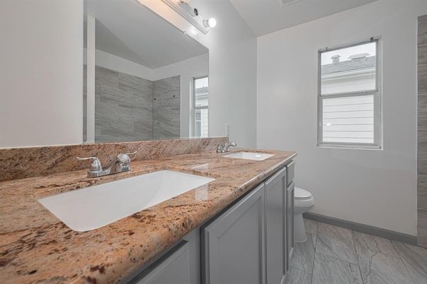 Bathroom, Dual Sink Vanities, Interior, Marble