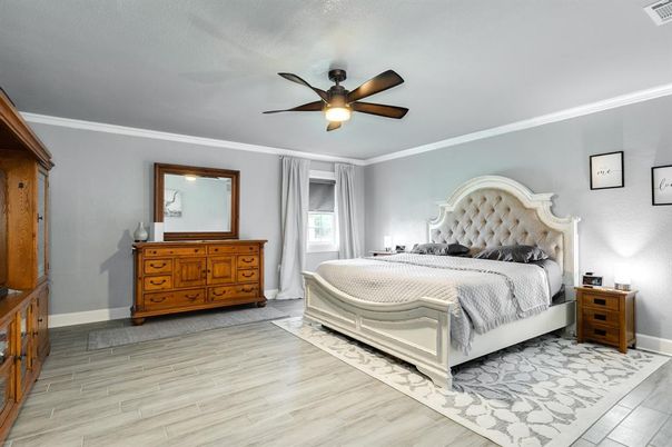 Bedroom, Interior, Wood Texture Flooring