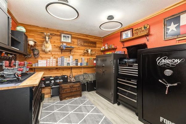 Interior, Kitchen, Wood Texture Flooring, Wooden Walls