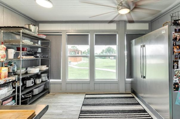 Interior, Recessed Lighting, Stainless Steel Appliances, Wood Texture Flooring