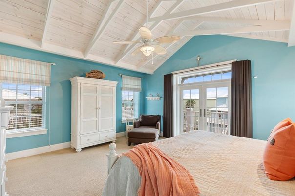 Bedroom, Interior, Wooden Ceilings