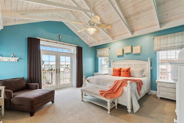 Bedroom, Interior, Wooden Ceilings