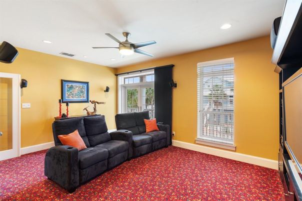 Interior, Living room, Recessed Lighting